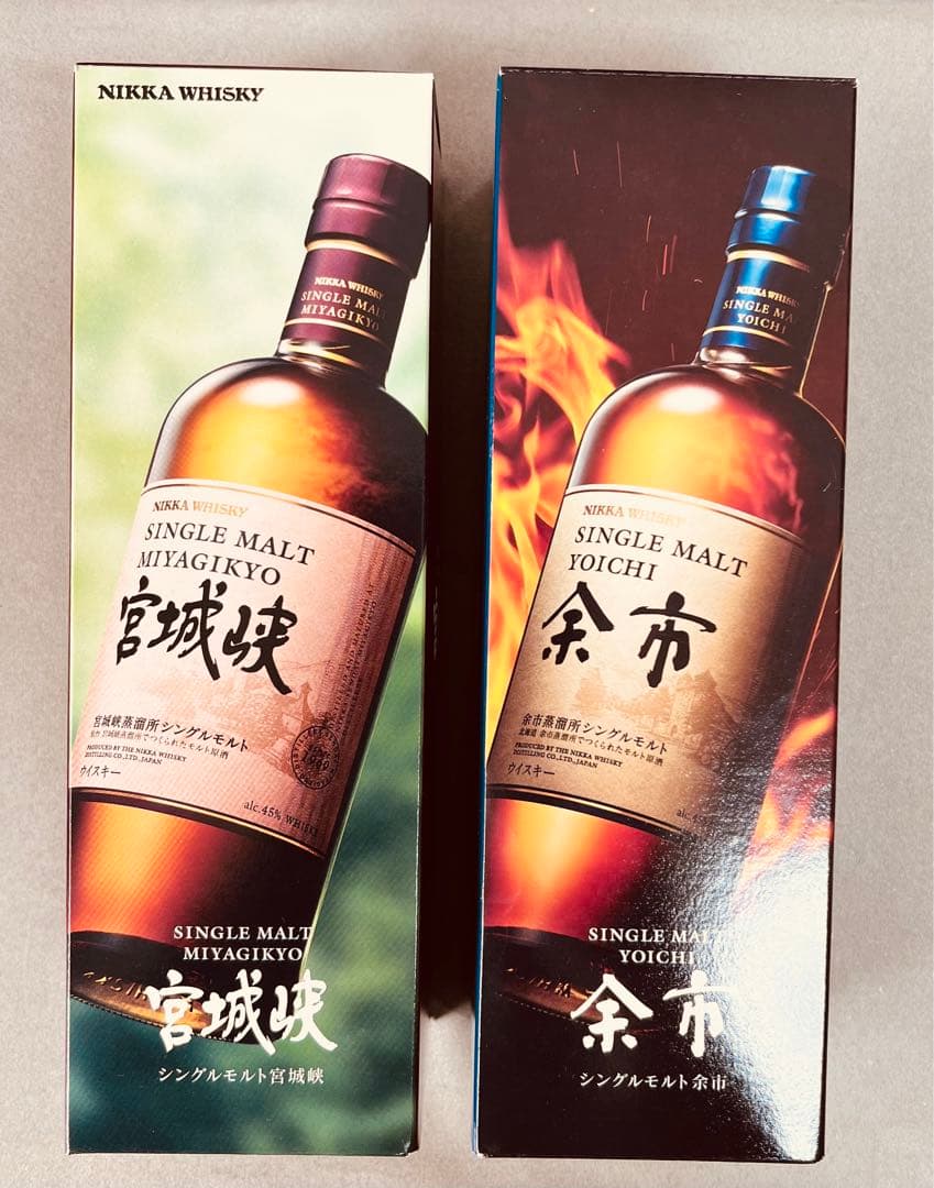 ニッカ シングルモルトウイスキー 余市 45度 700ml