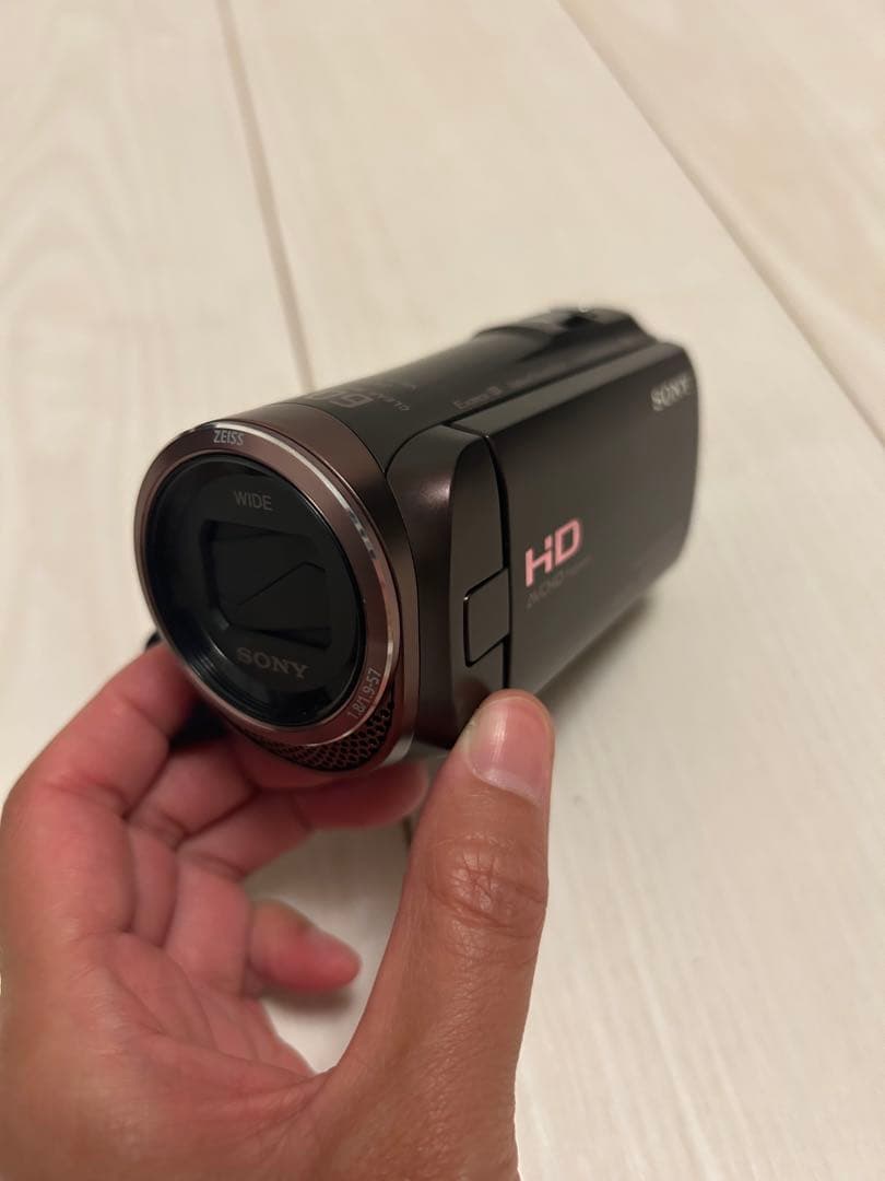【美品・動作確認済み】SONY HDR-CX480ブラウン 本体＋バッテリー付属