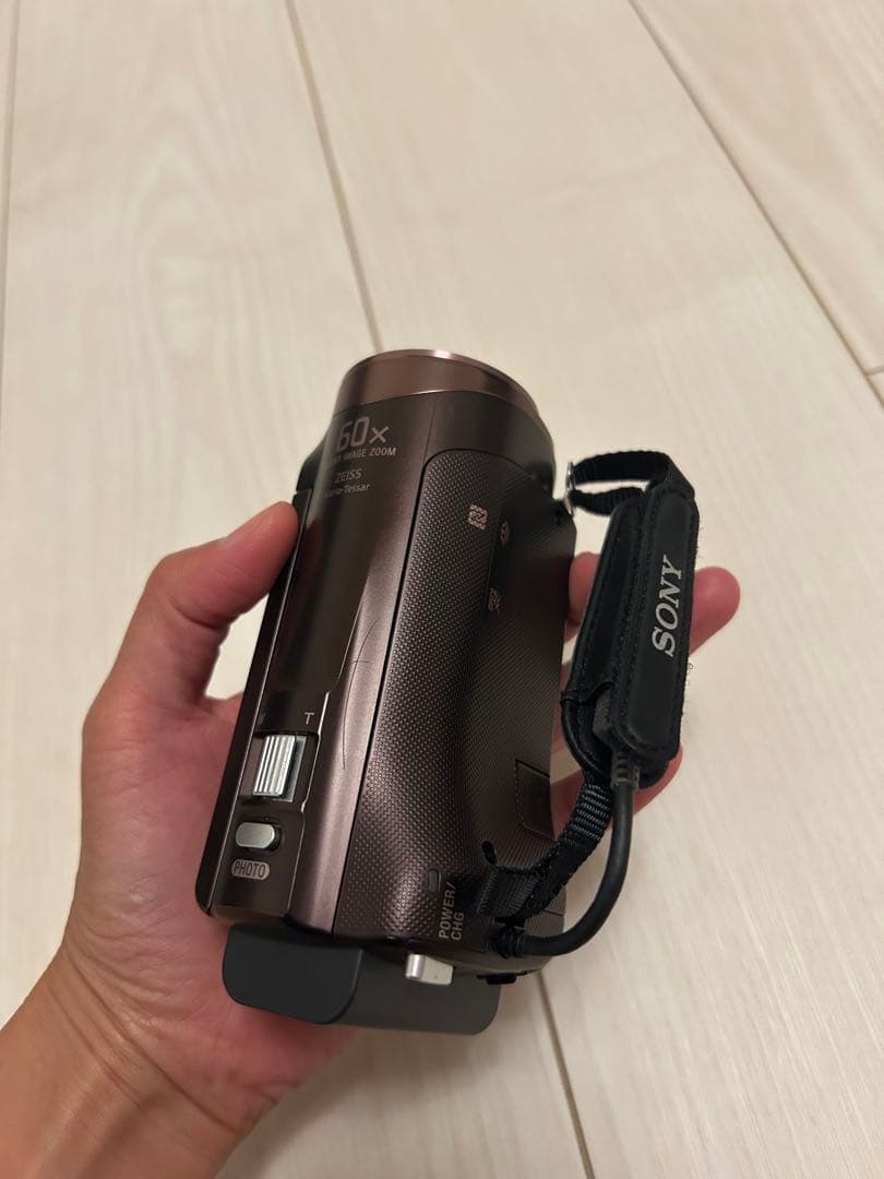 【美品・動作確認済み】SONY HDR-CX480ブラウン 本体＋バッテリー付属