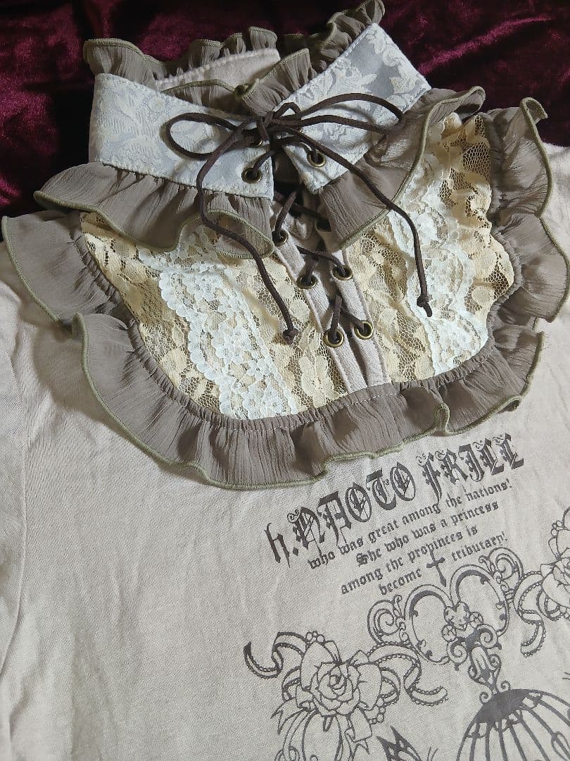 り*ん様 h.naoto エイチナオト　フリルFRILL カットソー　STEAM