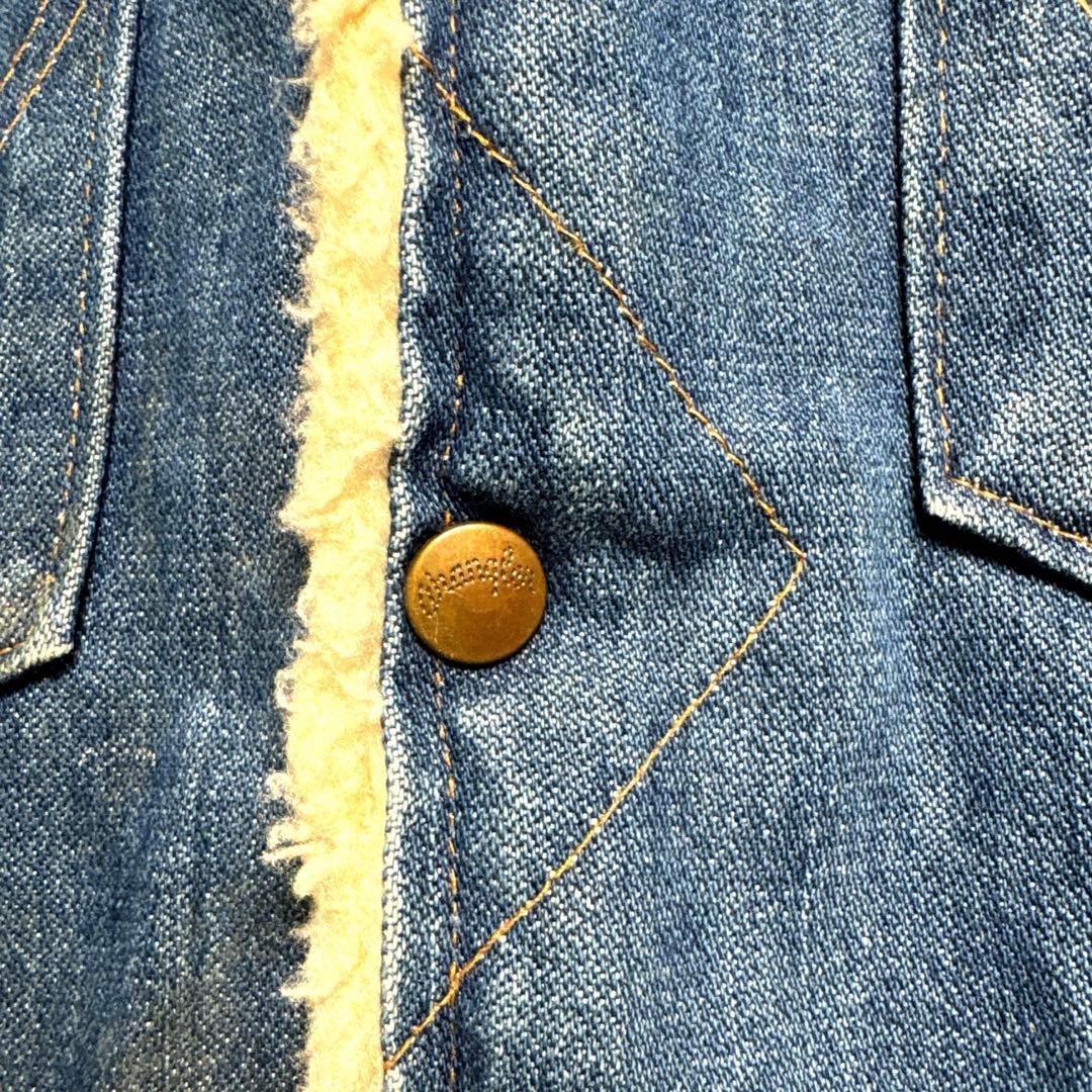 ラングラー デニムジャケット ボア USA製 ランチ コート ビンテージ