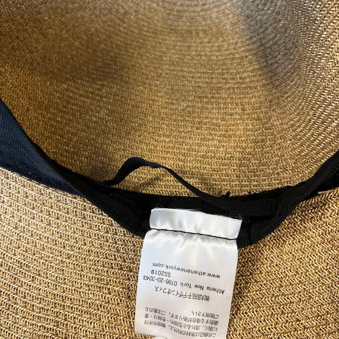 アシーナニューヨーク ラフィアハット