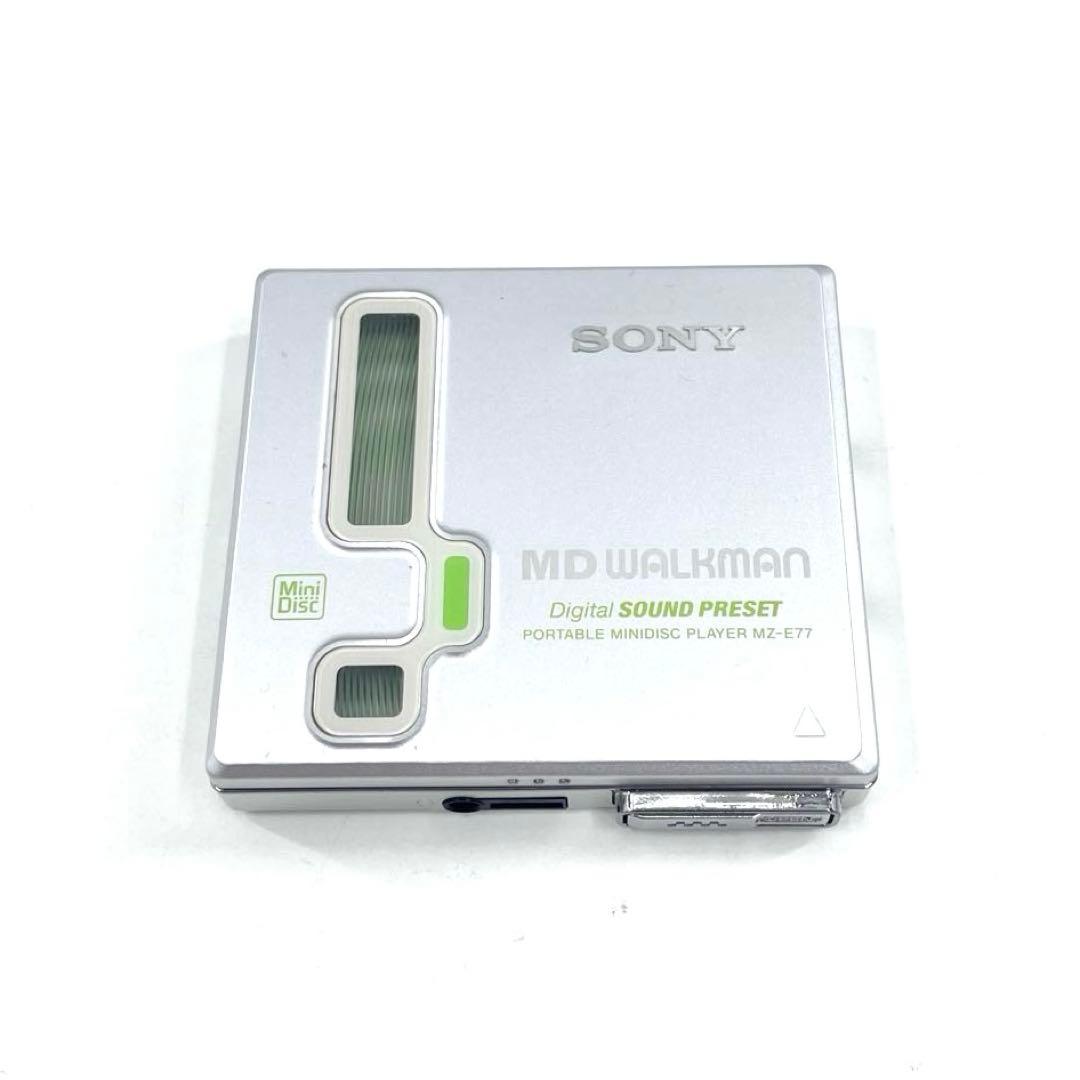 SONY MDウォークマン MZ-E77 美品 完動品 リモコン付