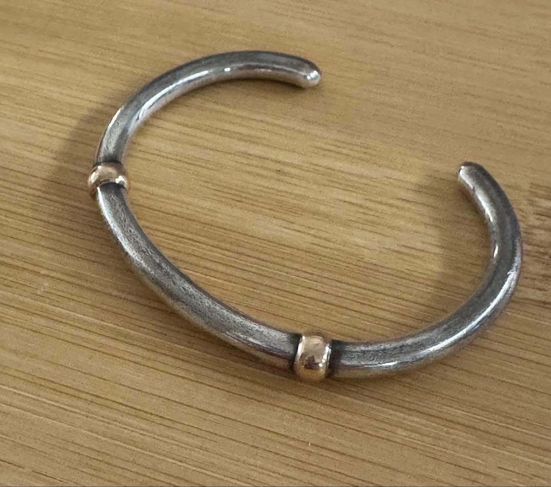 スタージュエリー　K14 925 シルバー バングル