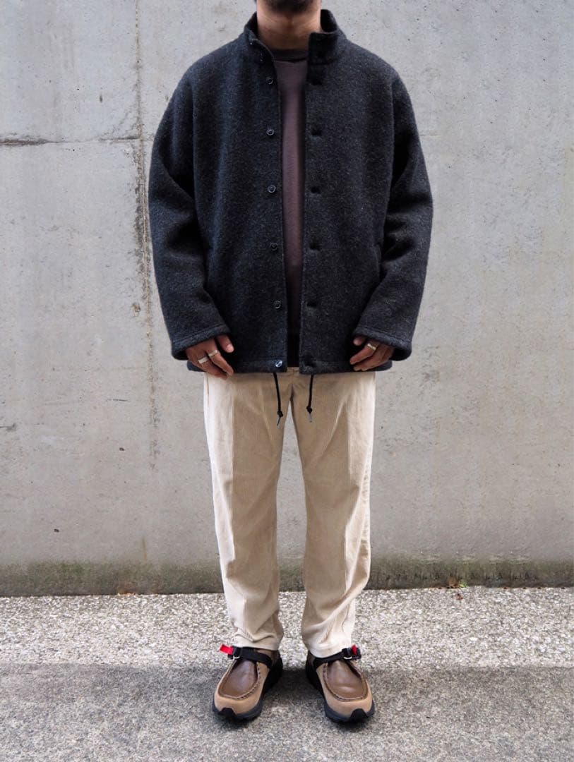 nest Robe CONFECT 縮絨ウールハイネックジャケット 4