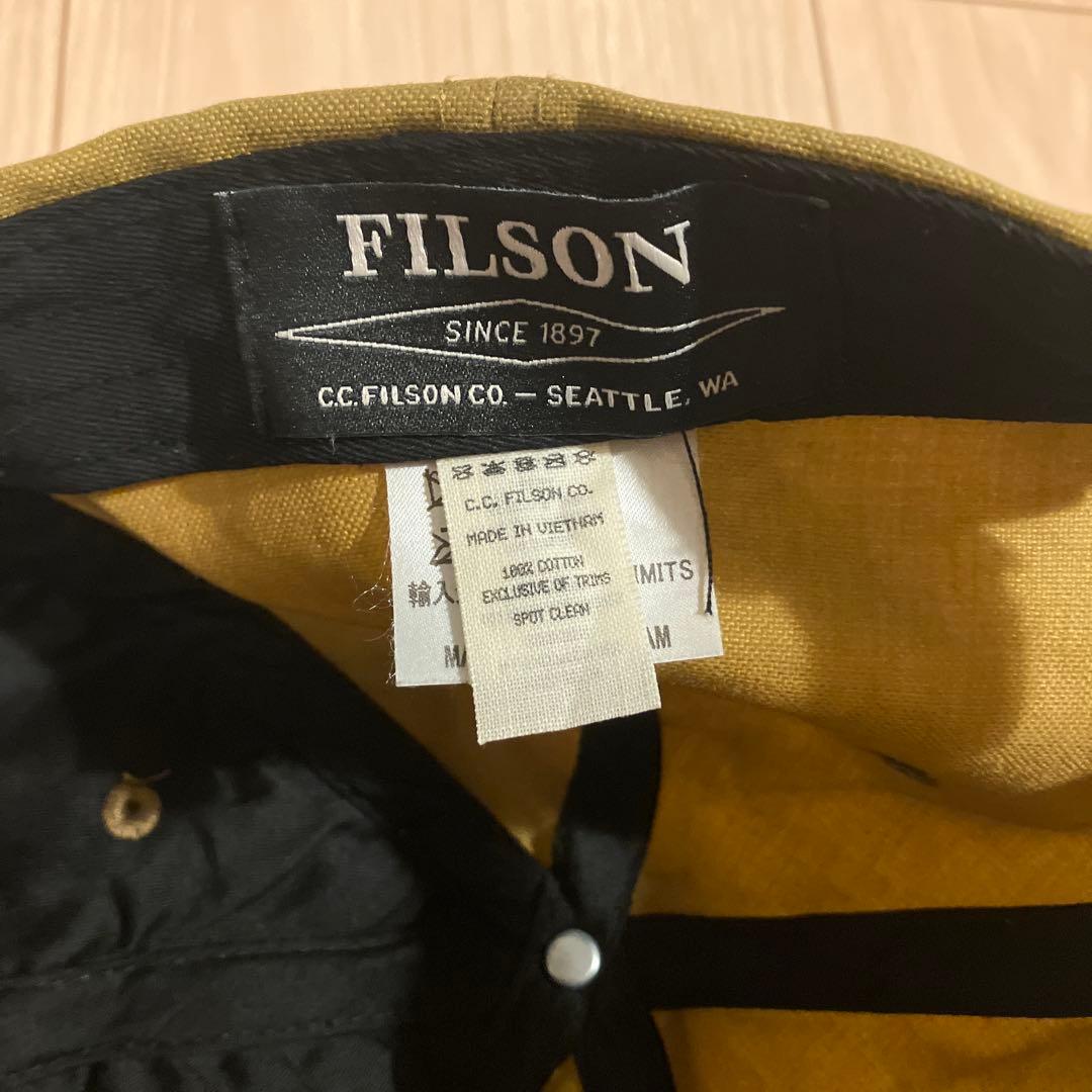 FILSON オイルドコットンキャップ