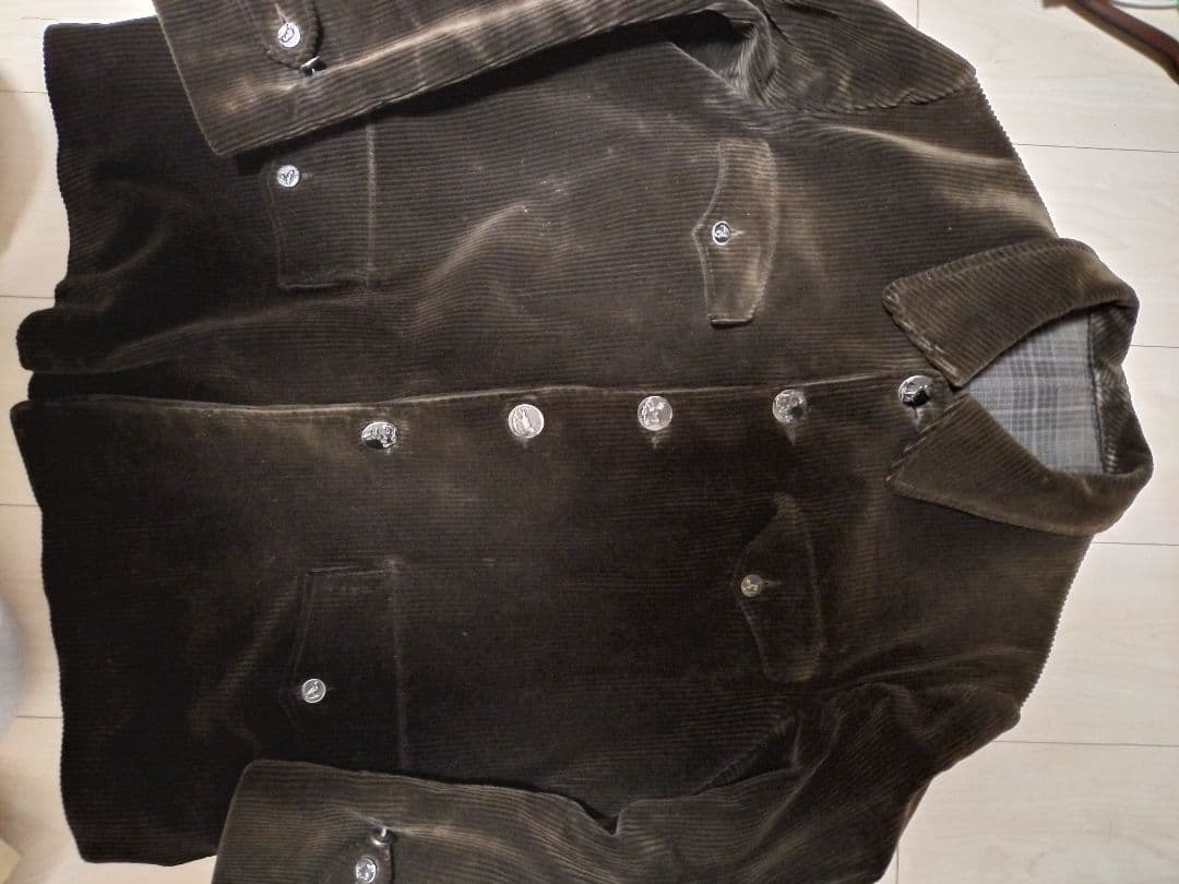 french 30s コーデュロイ　ハンティング　ジャケット