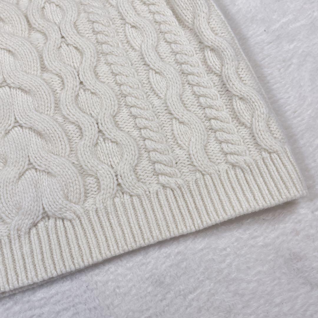 ナインチェ＊˚✧₊⁎24AW Theory ケーブルニット ノースリーブ