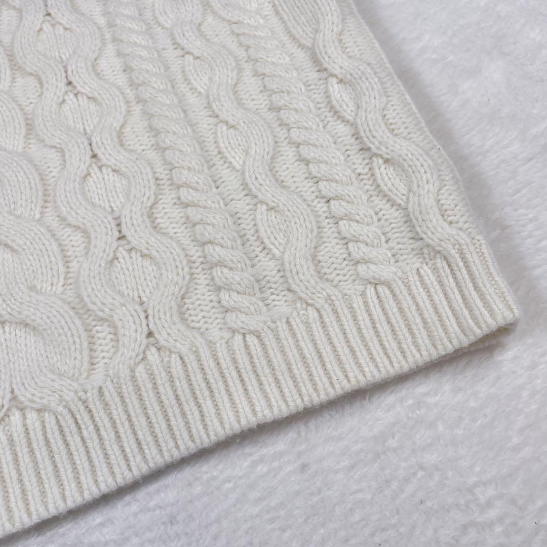 ナインチェ＊˚✧₊⁎24AW Theory ケーブルニット ノースリーブ