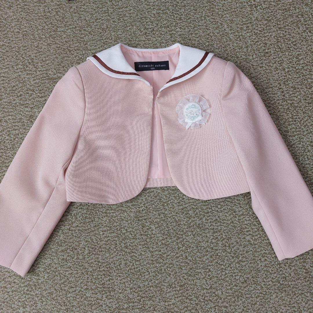 120size ベージュ×チェック 入学 卒園 発表会 セレモニー フォーマル