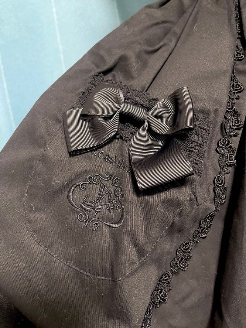 ALICE and the PIRATES 黒 リボン ゴシックロリータ JSK