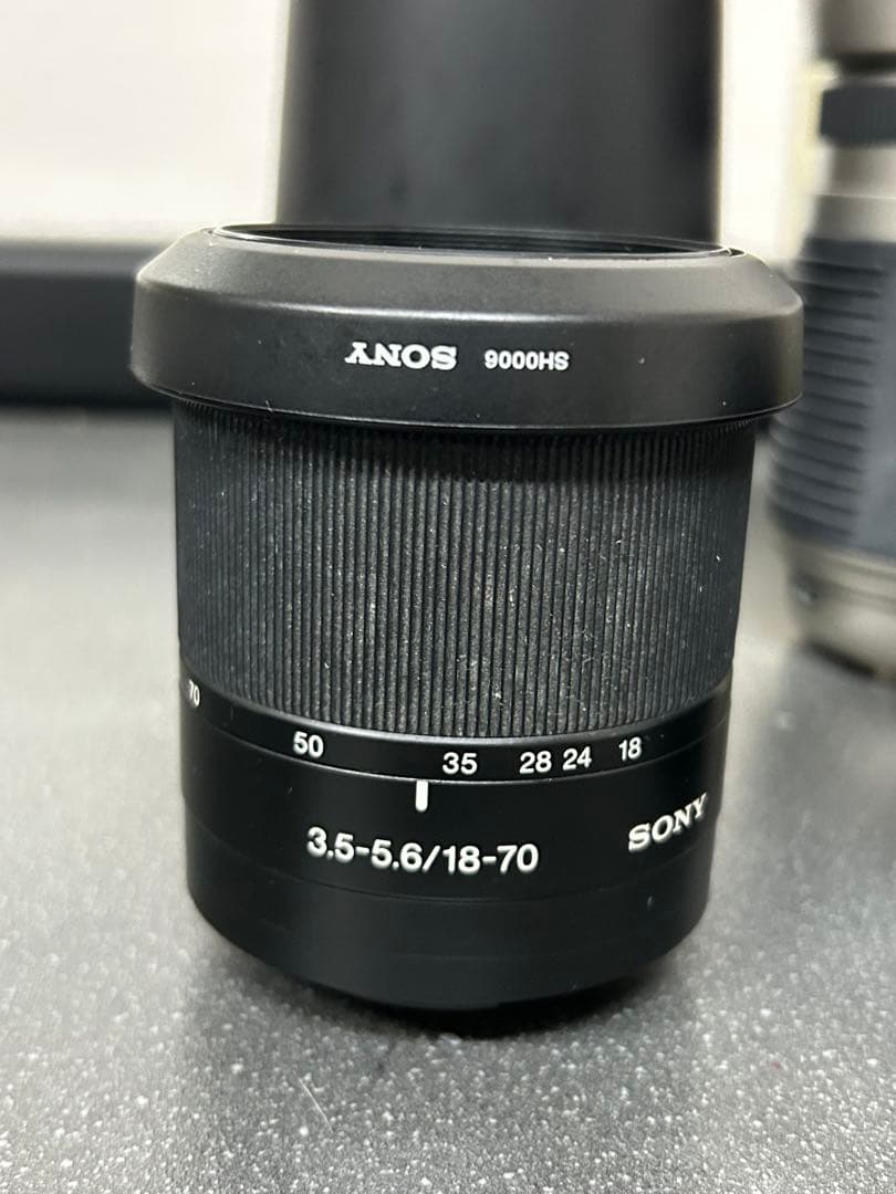 SONY α100 デジタル一眼レフカメラ　レンズ4個セット