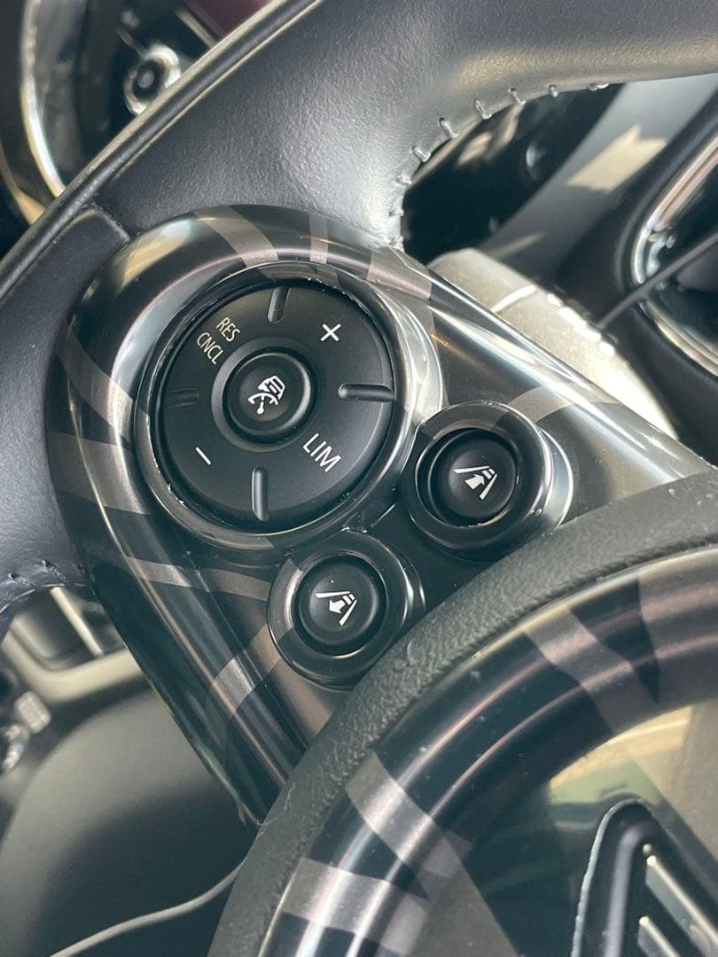 F系MINI ステアリングパネルカバーセット　ダークユニオンジャック　4点セット