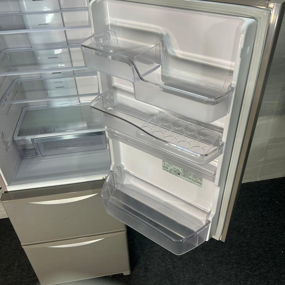 HITACHI 冷蔵庫 R-K380HV 375L 3ドア 右開き d3858