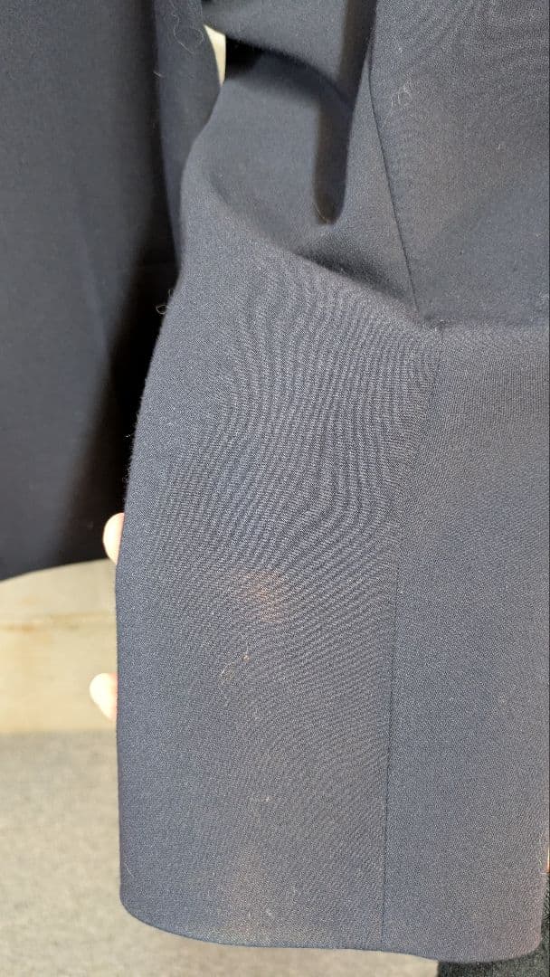 エンポリオアルマーニ テーラードジャケット 48 ストレッチ素材 襟取り外し可