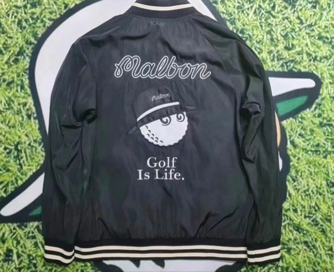 S マルボンゴルフ MALBON GOLF 　シャツ　スタジャン　ジャケット