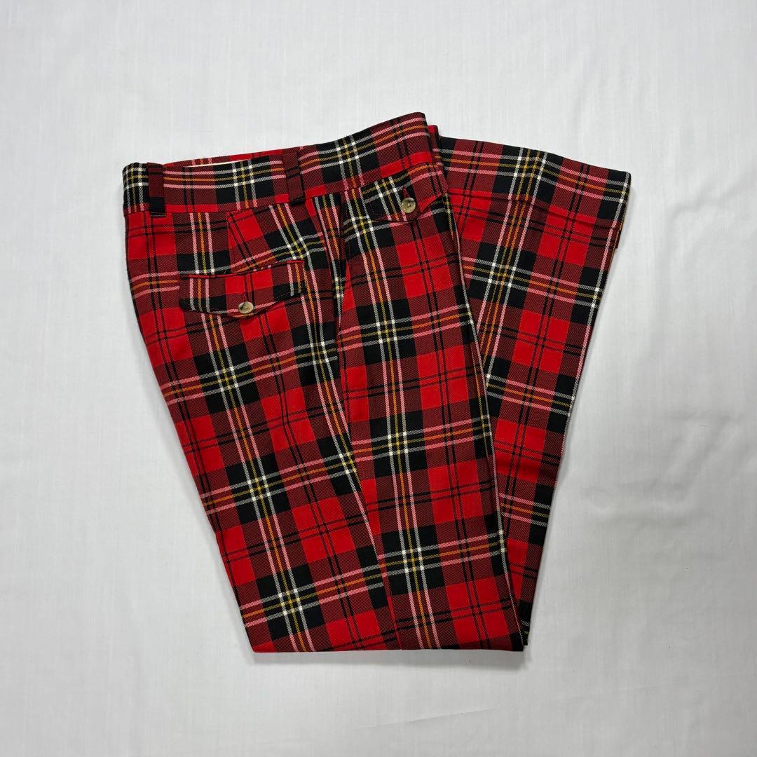 【希少】70s Levi'sリーバイス Panatela タータンチェックパンツ