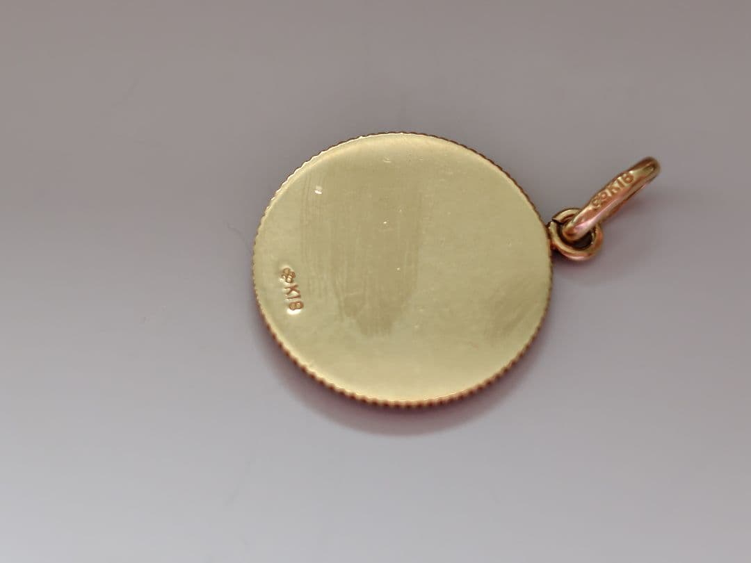 【ジュエリーマキ】K18 YG  ハート ネックレス トップ チャーム