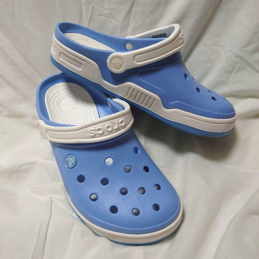 CROCSフロントコートМ８(26cm)ライトブルー未使用に近い