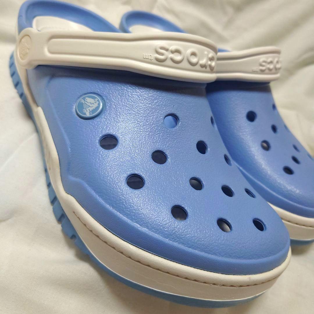 CROCSフロントコートМ８(26cm)ライトブルー未使用に近い