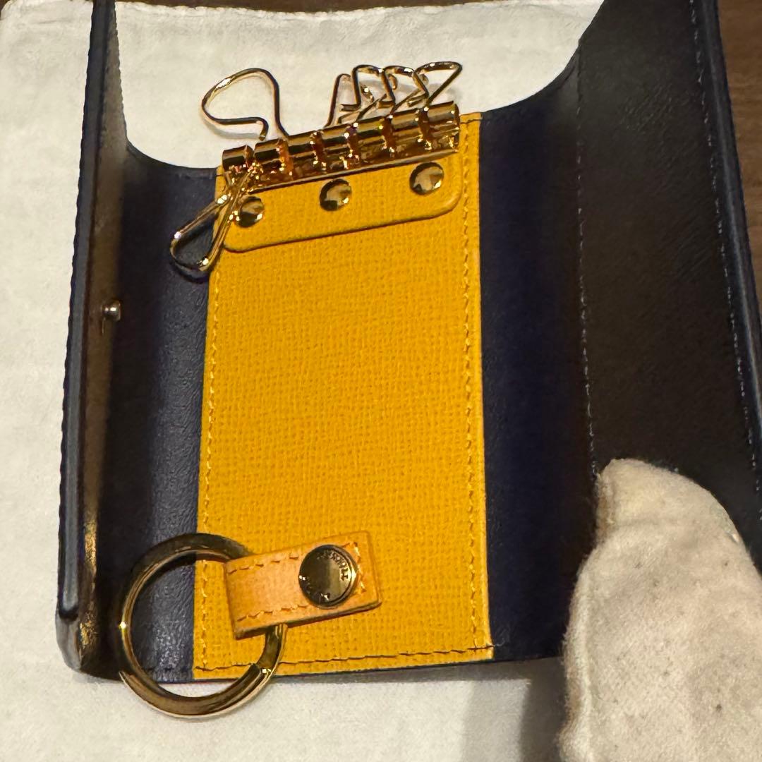 k*h様 Dunhillキーケース 新品 ネイビー