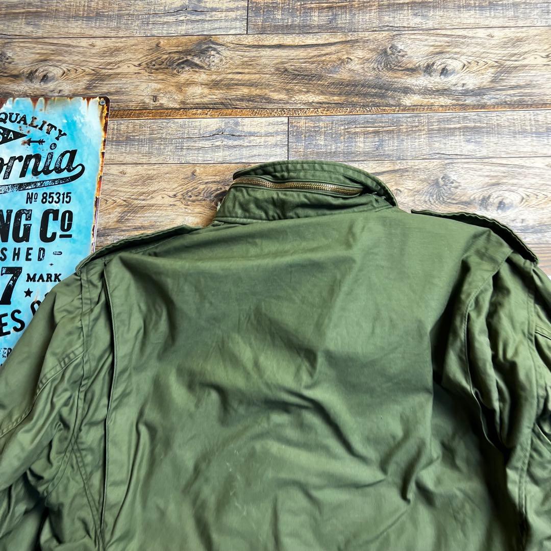 ポ*ん様 70s 米軍実物 M-65 フィールドジャケット LARGE SCOV