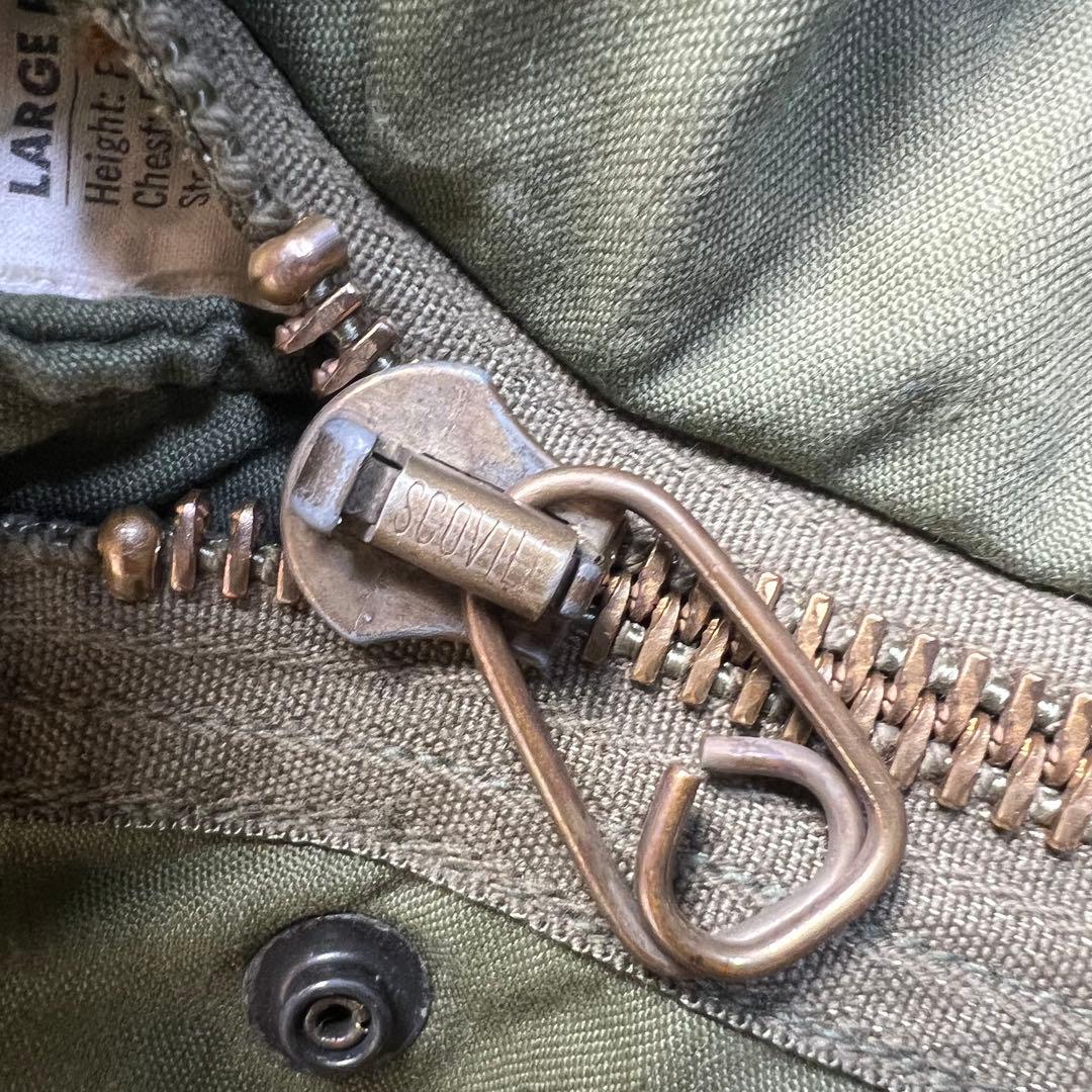 ポ*ん様 70s 米軍実物 M-65 フィールドジャケット LARGE SCOV