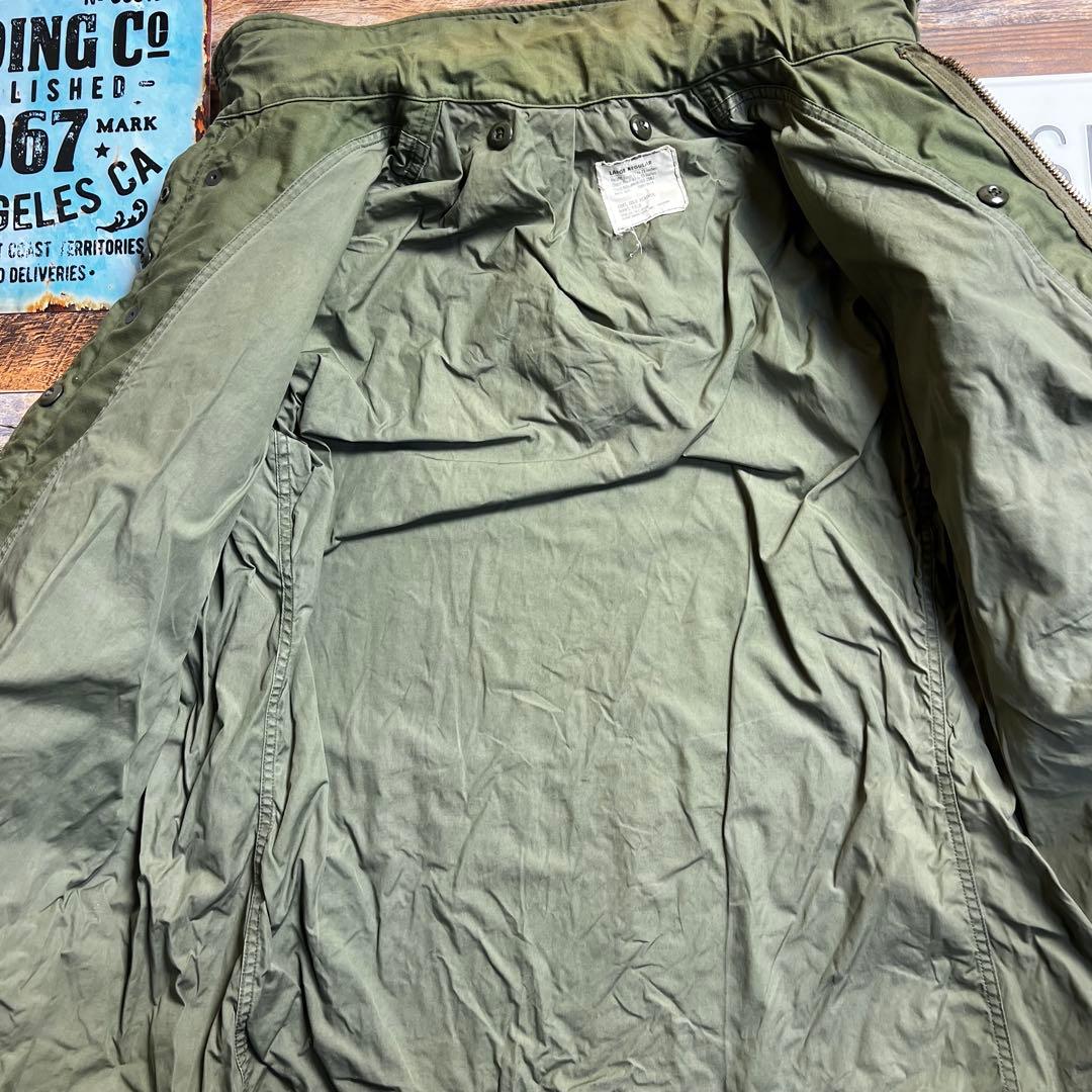 ポ*ん様 70s 米軍実物 M-65 フィールドジャケット LARGE SCOV