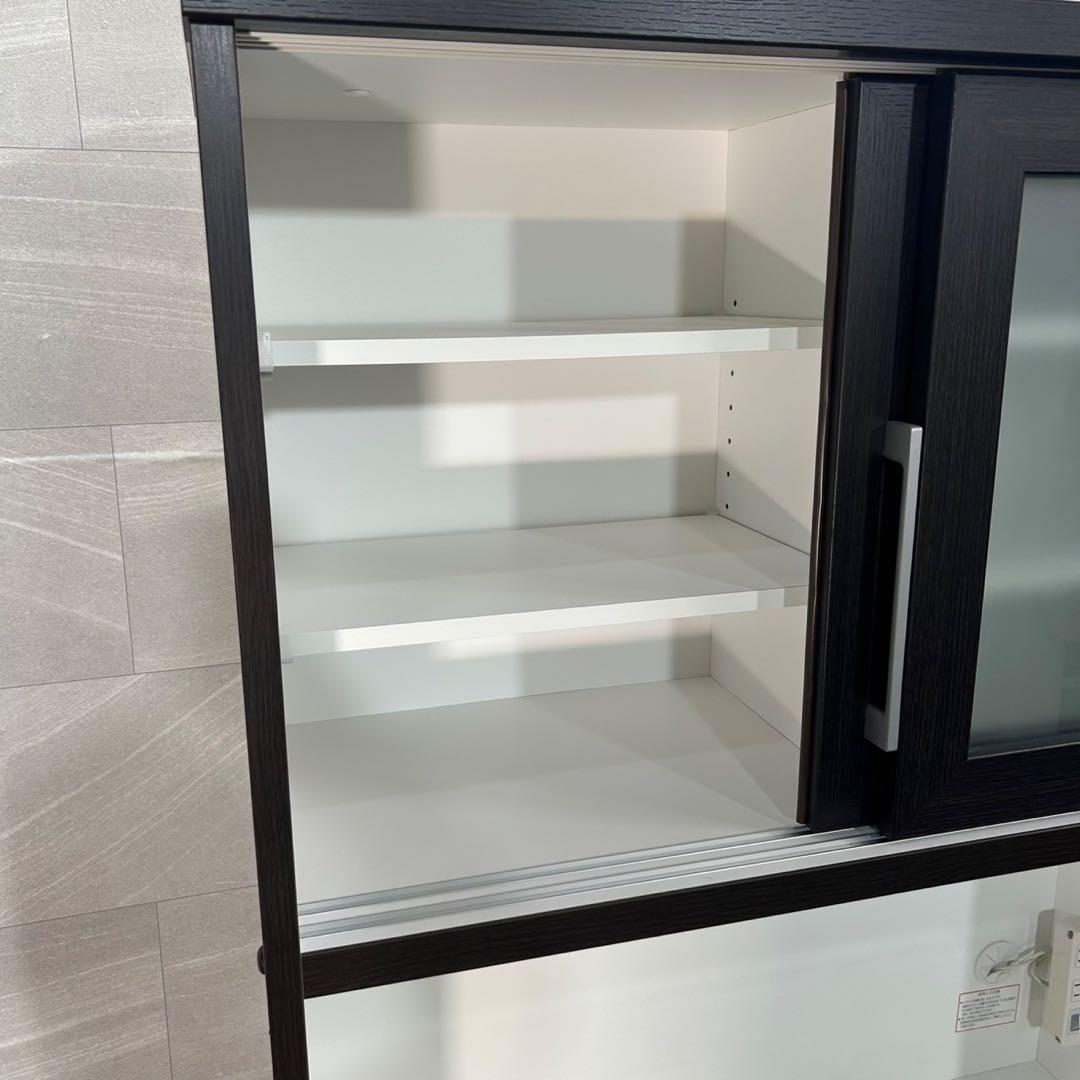 ニトリ 食器棚 レジューム 幅90cm シンプル キッチンボード d4006