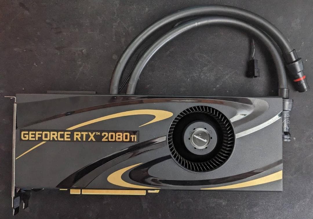 激レア！！　GEFORCE RTX 2080 Ti 水冷グラフィックボード