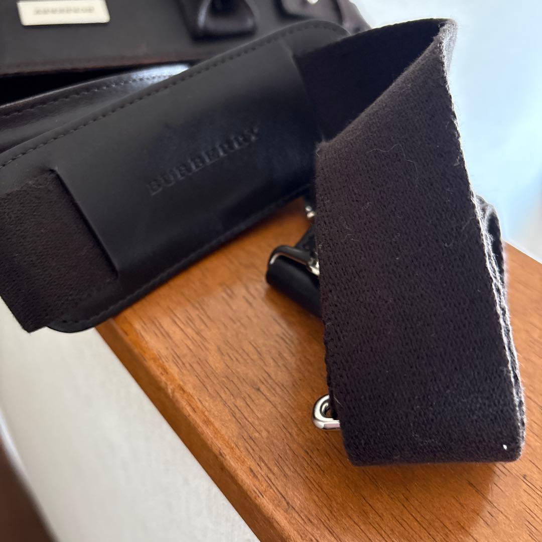 BURBERRY チェック柄 ビジネスバッグ