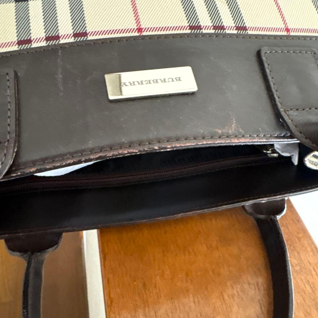 BURBERRY チェック柄 ビジネスバッグ