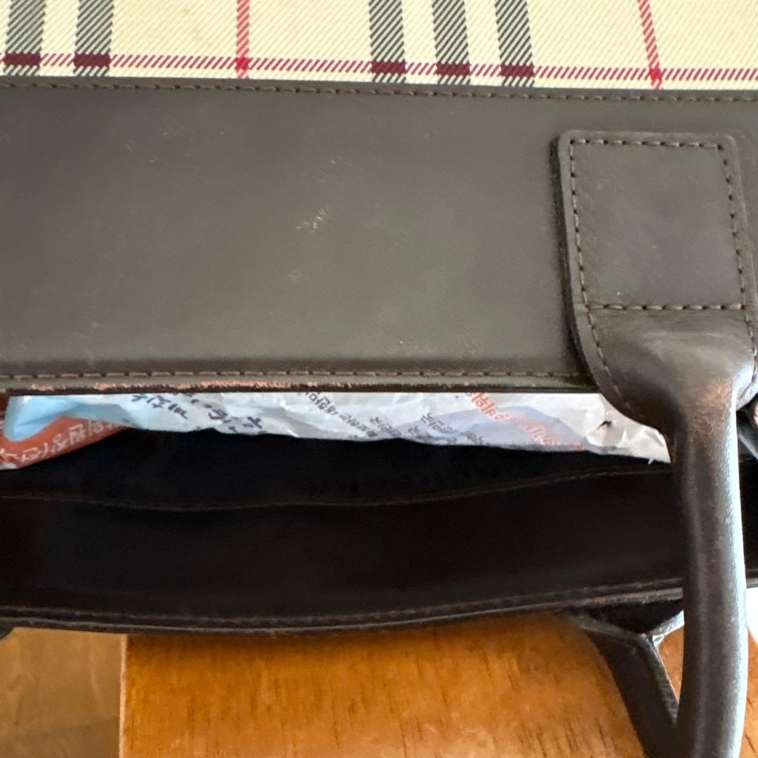 BURBERRY チェック柄 ビジネスバッグ