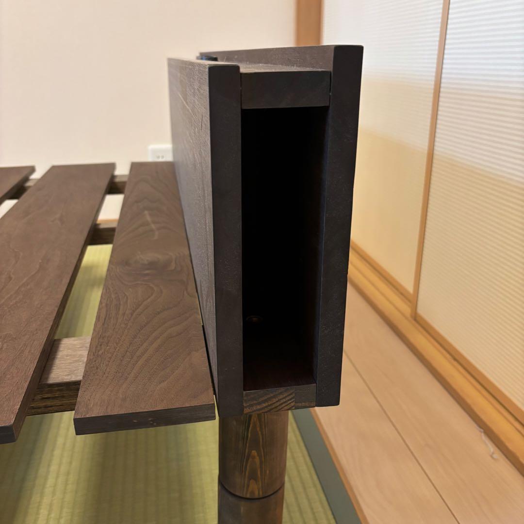 コンセント付き継ぎ脚すのこベッド ＜シングル＞ベルメゾン