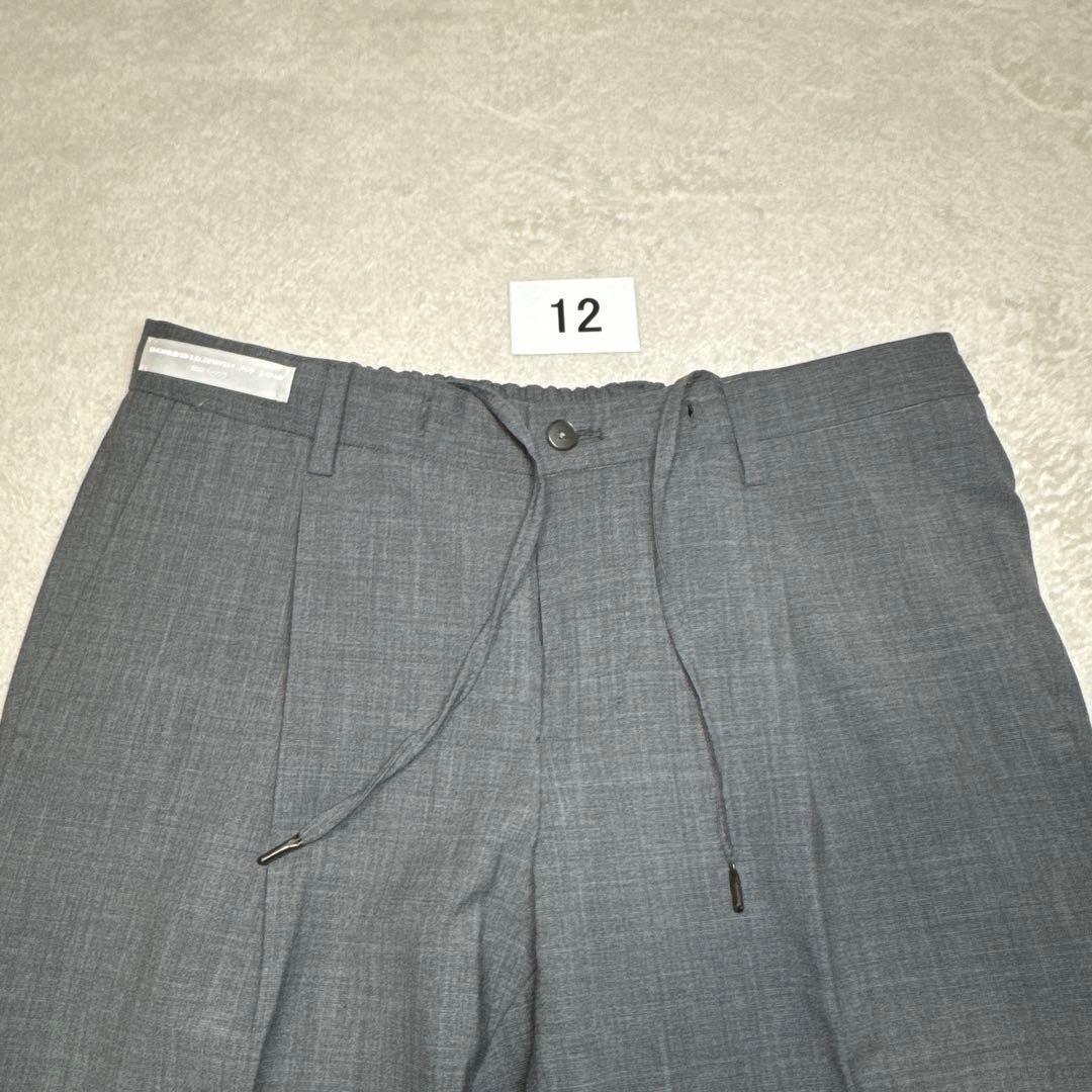 12 未使用　春夏　BRIGLIA ブリリア　イージースラックス　グレー　46M