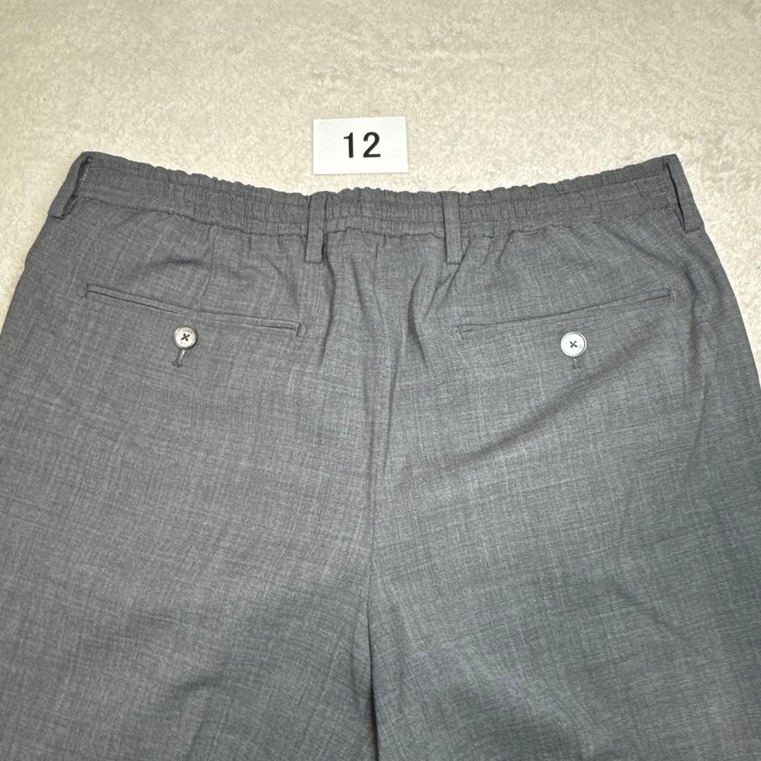 12 未使用　春夏　BRIGLIA ブリリア　イージースラックス　グレー　46M