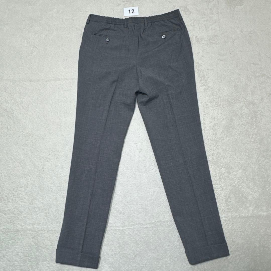 12 未使用　春夏　BRIGLIA ブリリア　イージースラックス　グレー　46M