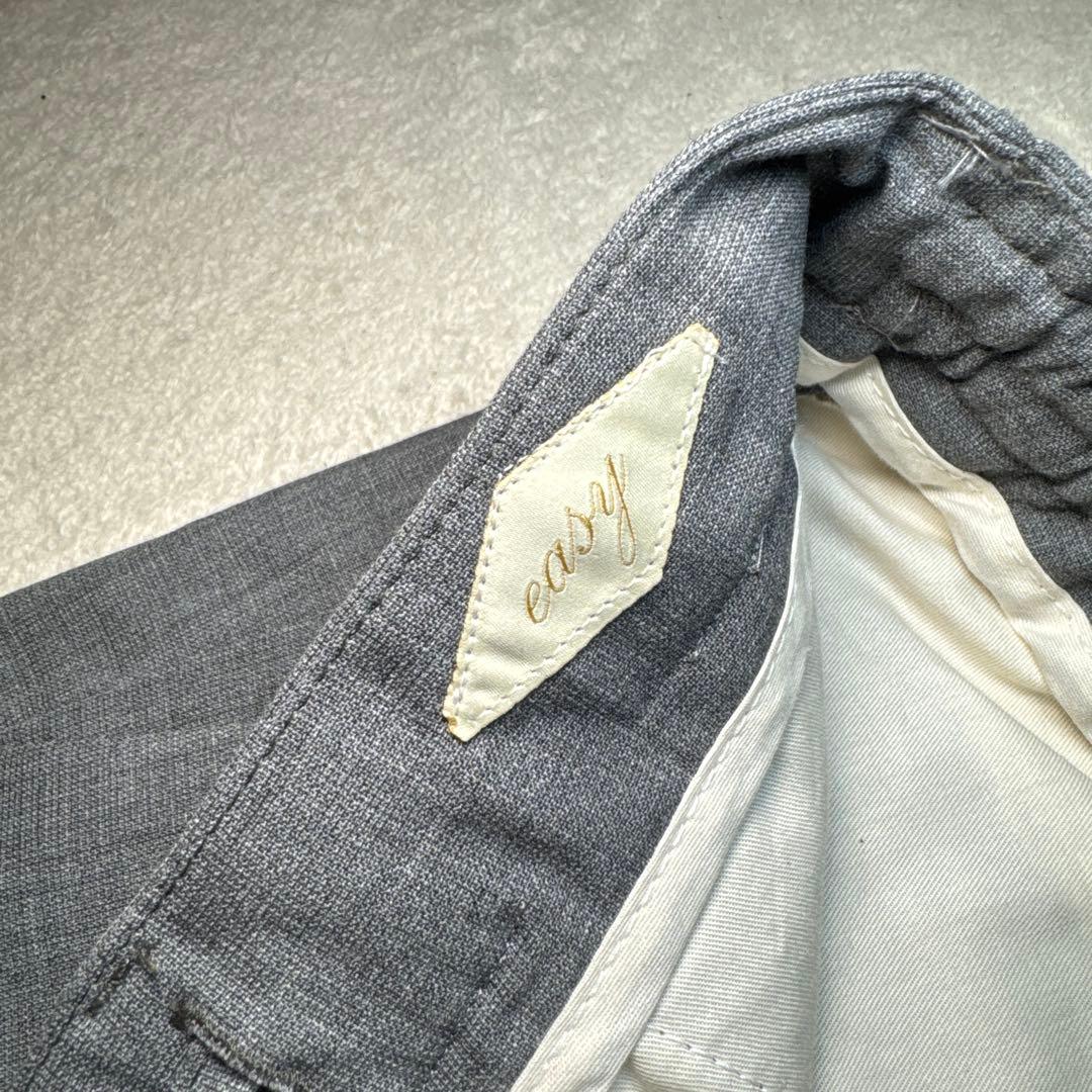 12 未使用　春夏　BRIGLIA ブリリア　イージースラックス　グレー　46M