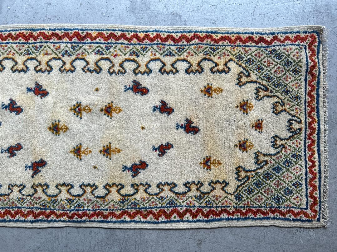 ◉90's vintage rug◉187×82　アゼルバイジャン産　ランナー