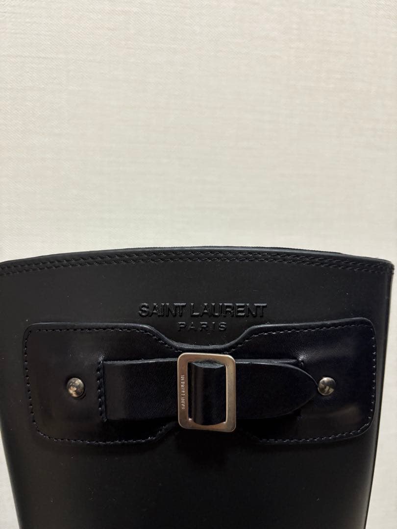 SAINT LAURENT ブラックロングブーツ サイズ37
