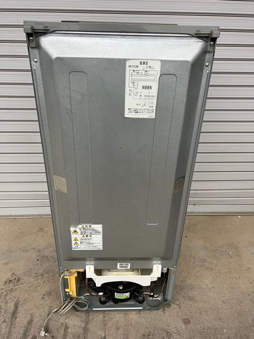 ぽんらん Panasonic NR-FZ120B 冷凍庫 シルバー2014