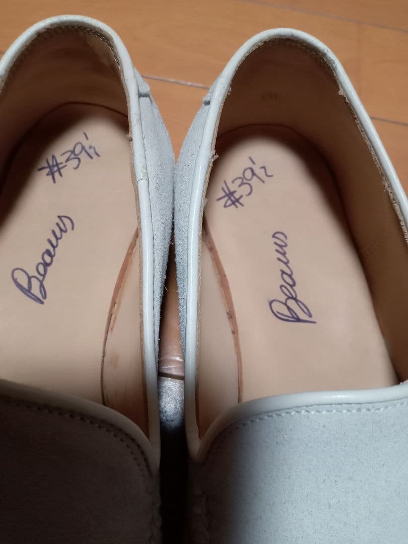 定価約15万円　リカルドフレッチャー・ベステッティ　スエードヴァンプローファー