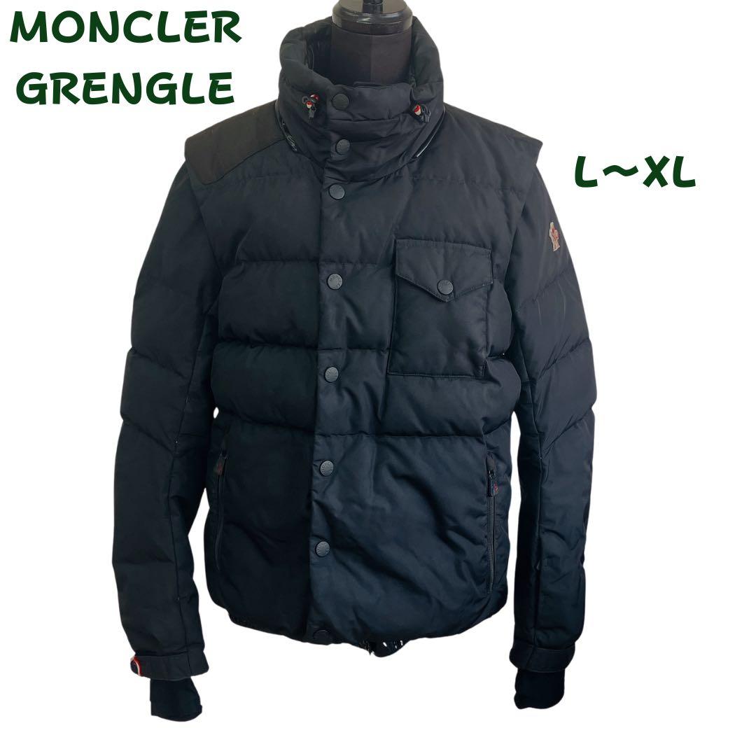MONCLER GRENOBLE ダウンジャケット Lブラック