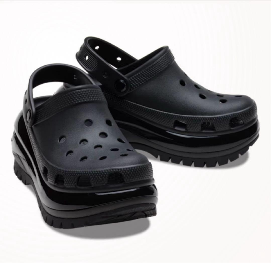 クロックス メガクラッシュクロッグ ブラック 27センチ ※試し履きのみ。
