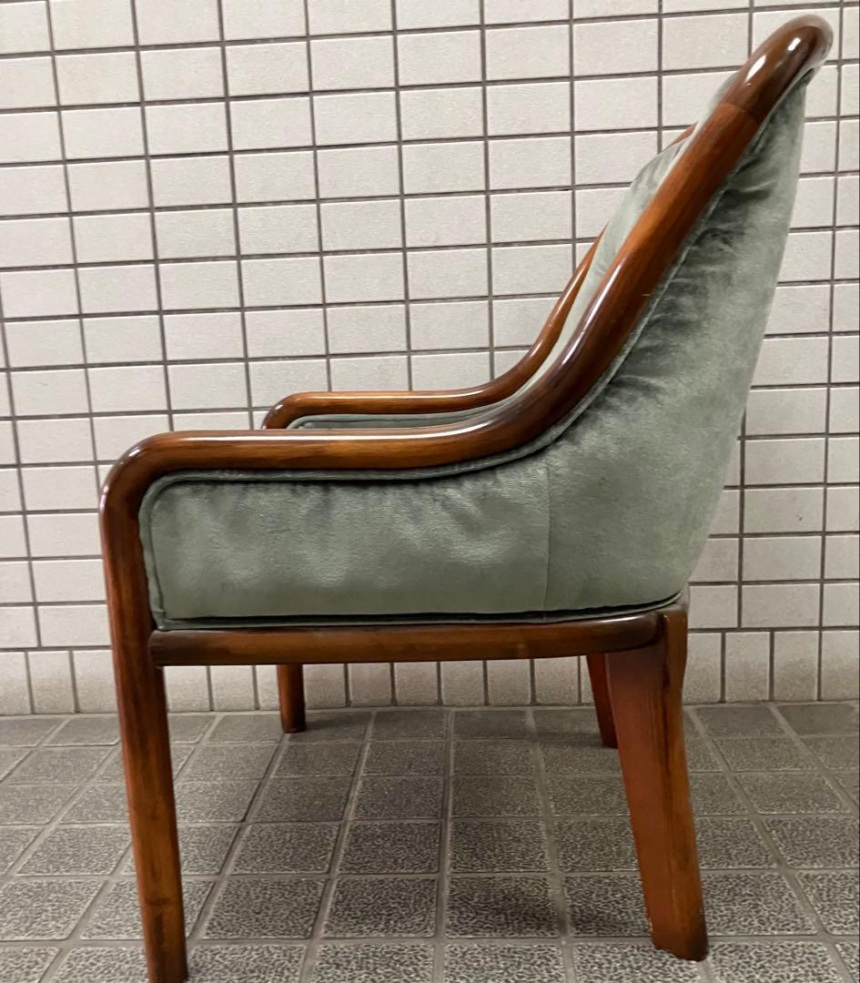 Tatsuオールドカリモクkarimoku モケット　シングルアームソファ