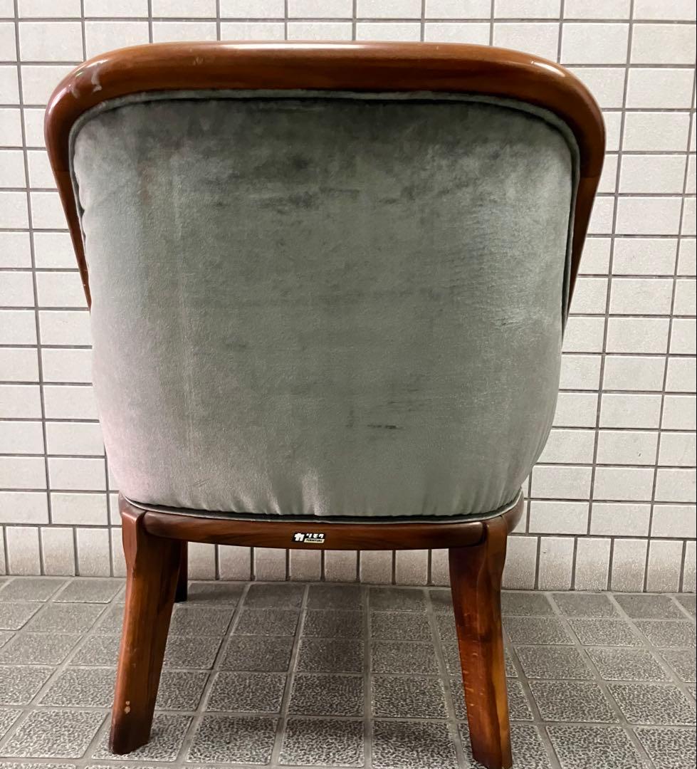 Tatsuオールドカリモクkarimoku モケット　シングルアームソファ