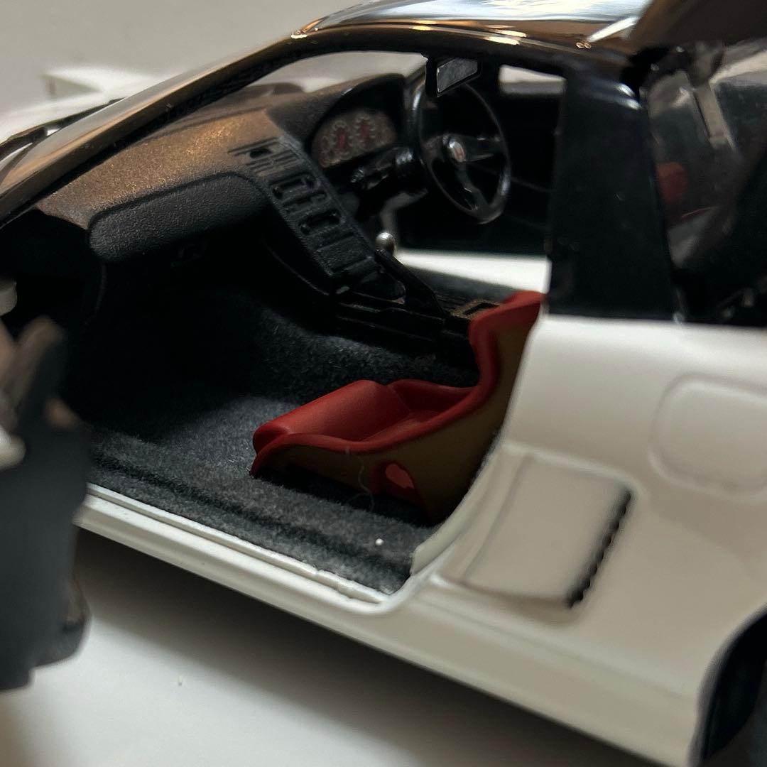 初代 京商　ホンダ　NSX ミニカー　シルバー　1/18