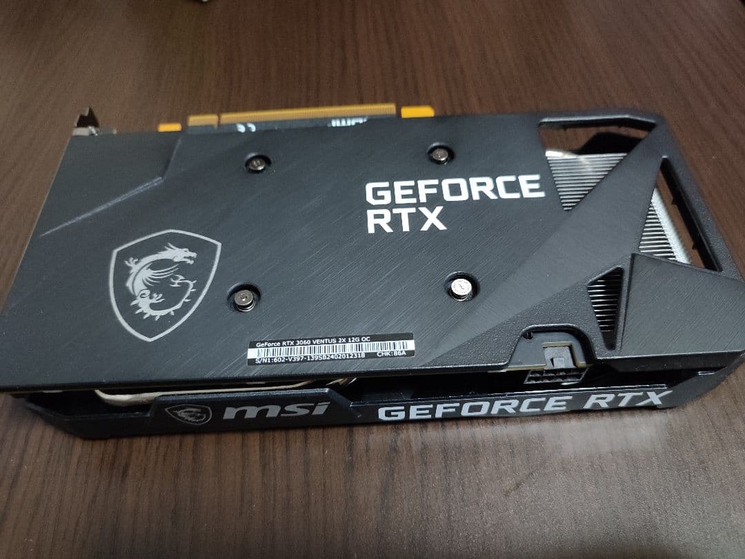 (最終値下げ)MSI RTX 3060 VENTUS 2X 12G OC