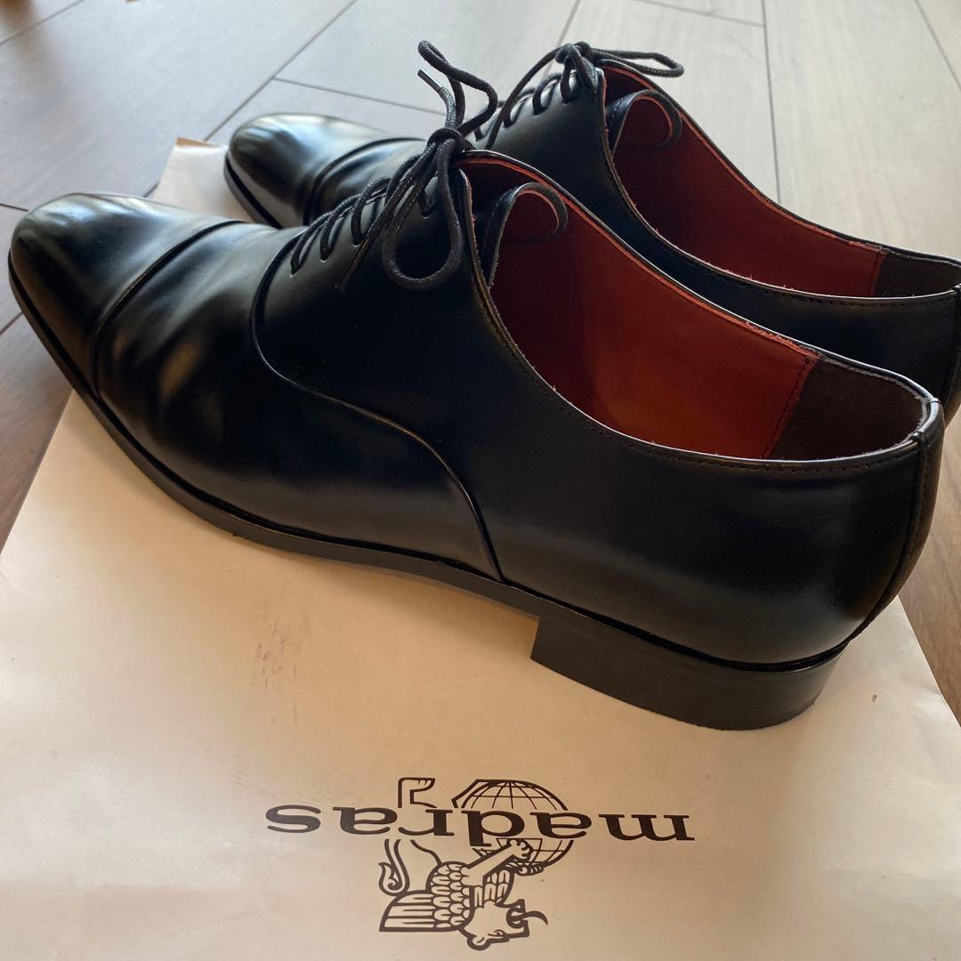 【未使用級✨】madras ドレスシューズ　ストレートチップ