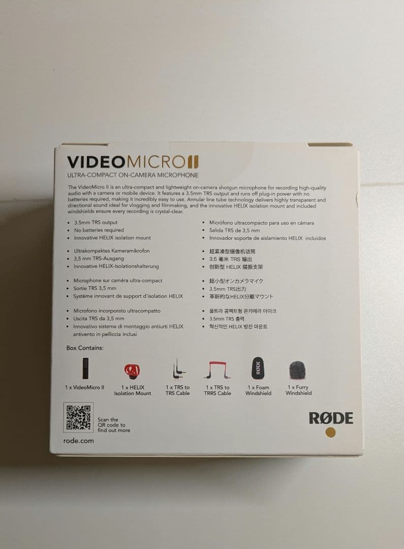 RODE Microphones ロードマイクロフォンズ ビデオマイクロII